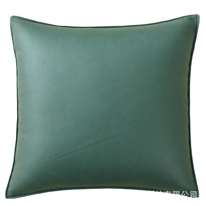 Cross-Border Tech Fabric Waterproof Cushion Cover for Sofas, Bay Windows, and Backrests Green